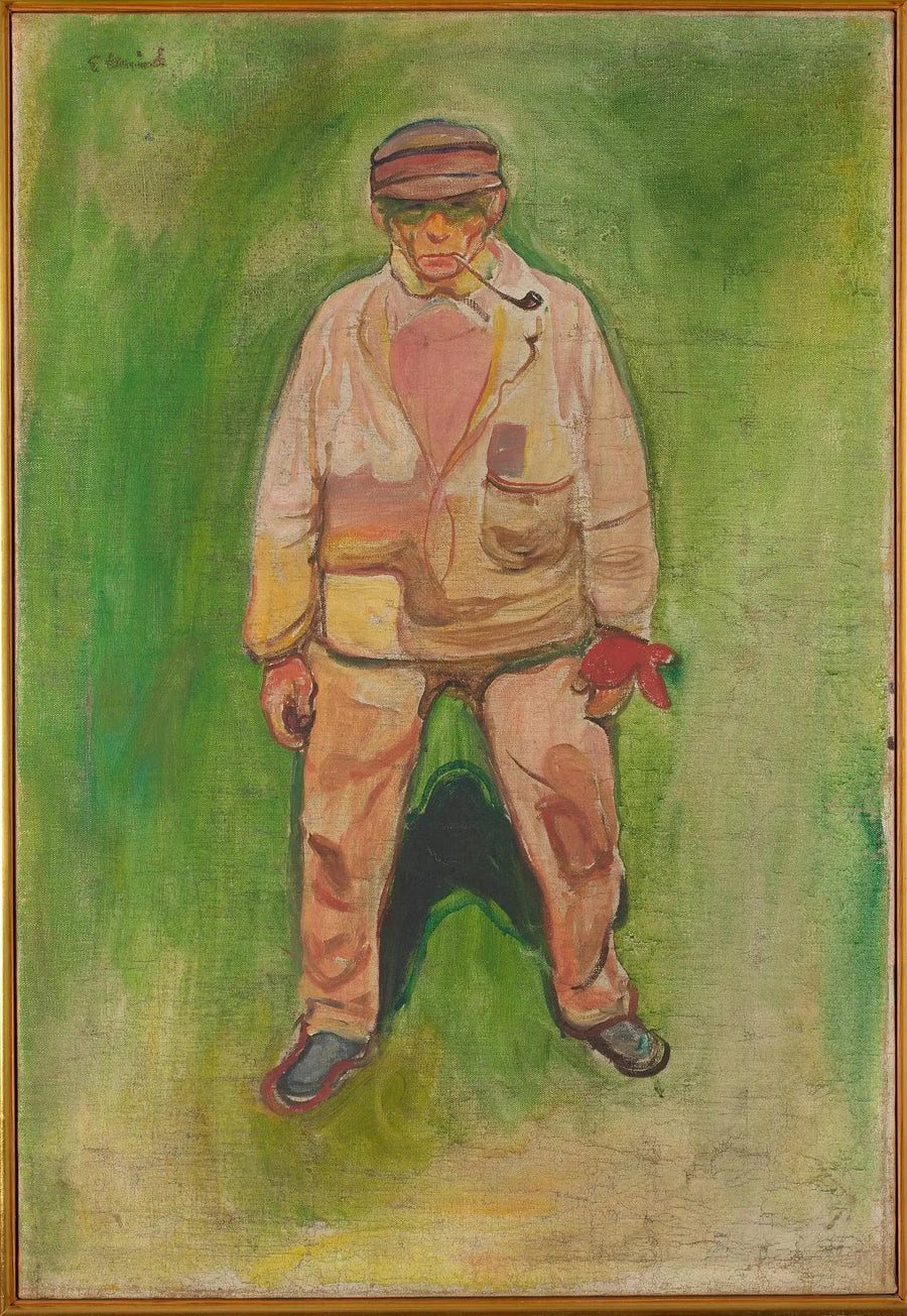 Vissers op een groene weide - Edvard Munch