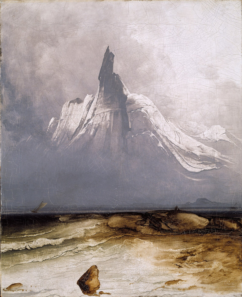 Le Mont Stetind dans la brume - Peder Balke