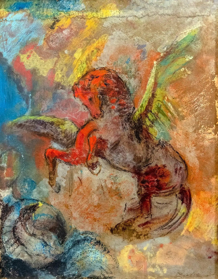 Pegasus en de Hydra - Odilon Redon