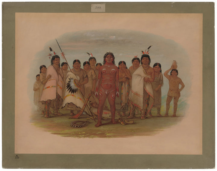 "Schilder mij" - Apachee - George Catlin