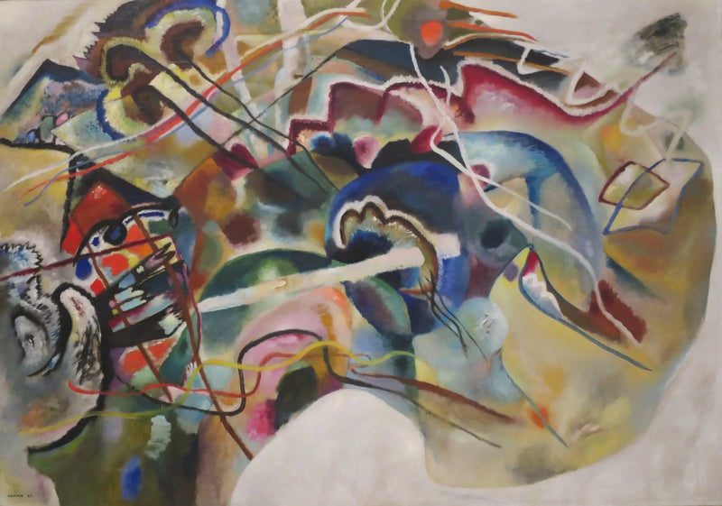 Schilderij met witte rand - Vassily Kandinsky