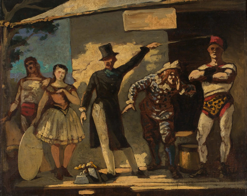 Schilderij van Honoré Daumier - Honoré Daumier