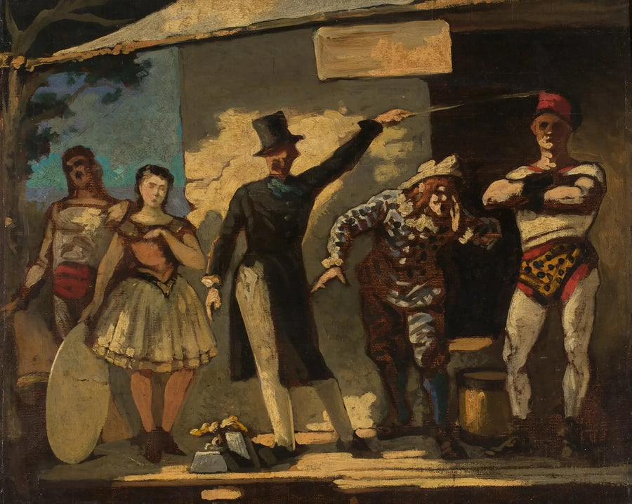 Schilderij van Honoré Daumier - Honoré Daumier