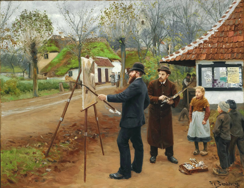 Schilderij van L. A. Ring bij de smederij van Aasum - H. A. Brendekilde

Source:
Peinture de L. A. Ring près de la forge d'Aasum - H. A. Brendekilde