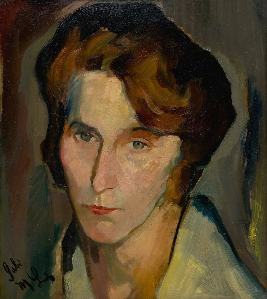 Schilderij van de moeder van de kunstenaar - Max Liebermann