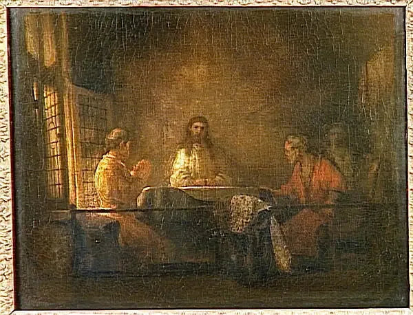 Pelgrims van Emmaüs - Rembrandt