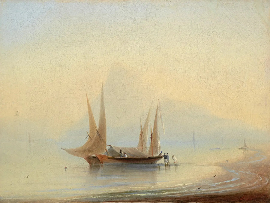Vrachtschip aan de rand van de zee - Ivan Aïvazovski

Source:
Péniche au bord de la mer - Ivan Aïvazovski
