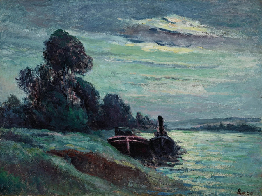Péniches op de Seine - Maximilien Luce