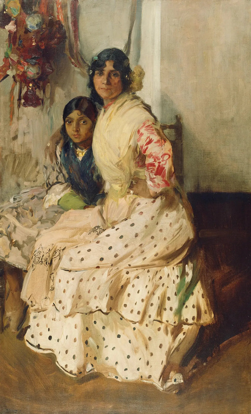 Pepilla de gitane en haar dochter - Joaquín Sorolla