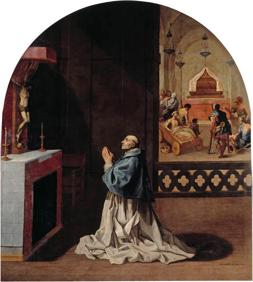 Père Bernard en prière à la Chartreuse des Portes - Vincenzo Carducci