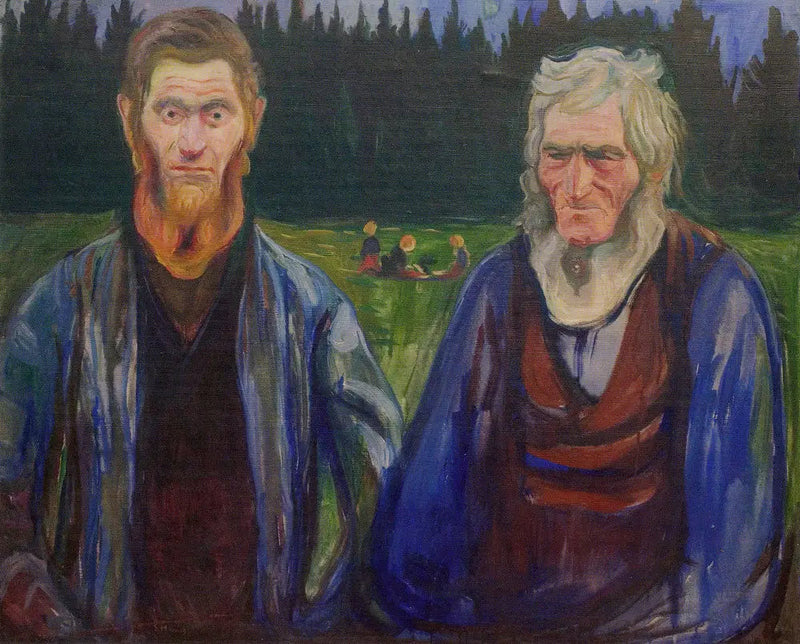 Vader en Zoon - Edvard Munch