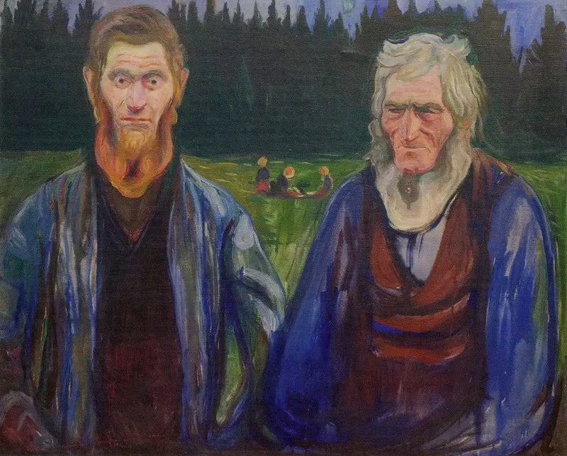 Vader en Zoon - Edvard Munch