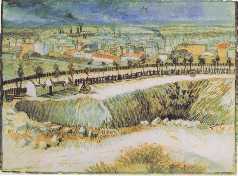 Aan de rand van Parijs, nabij Montmartre - Vincent van Gogh