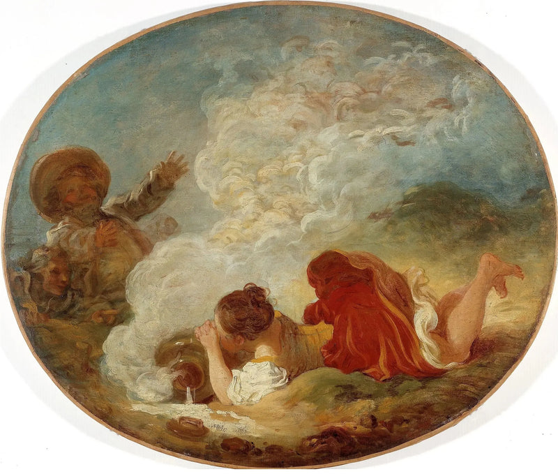 Perrette en de melkpot - Jean-Honoré Fragonard