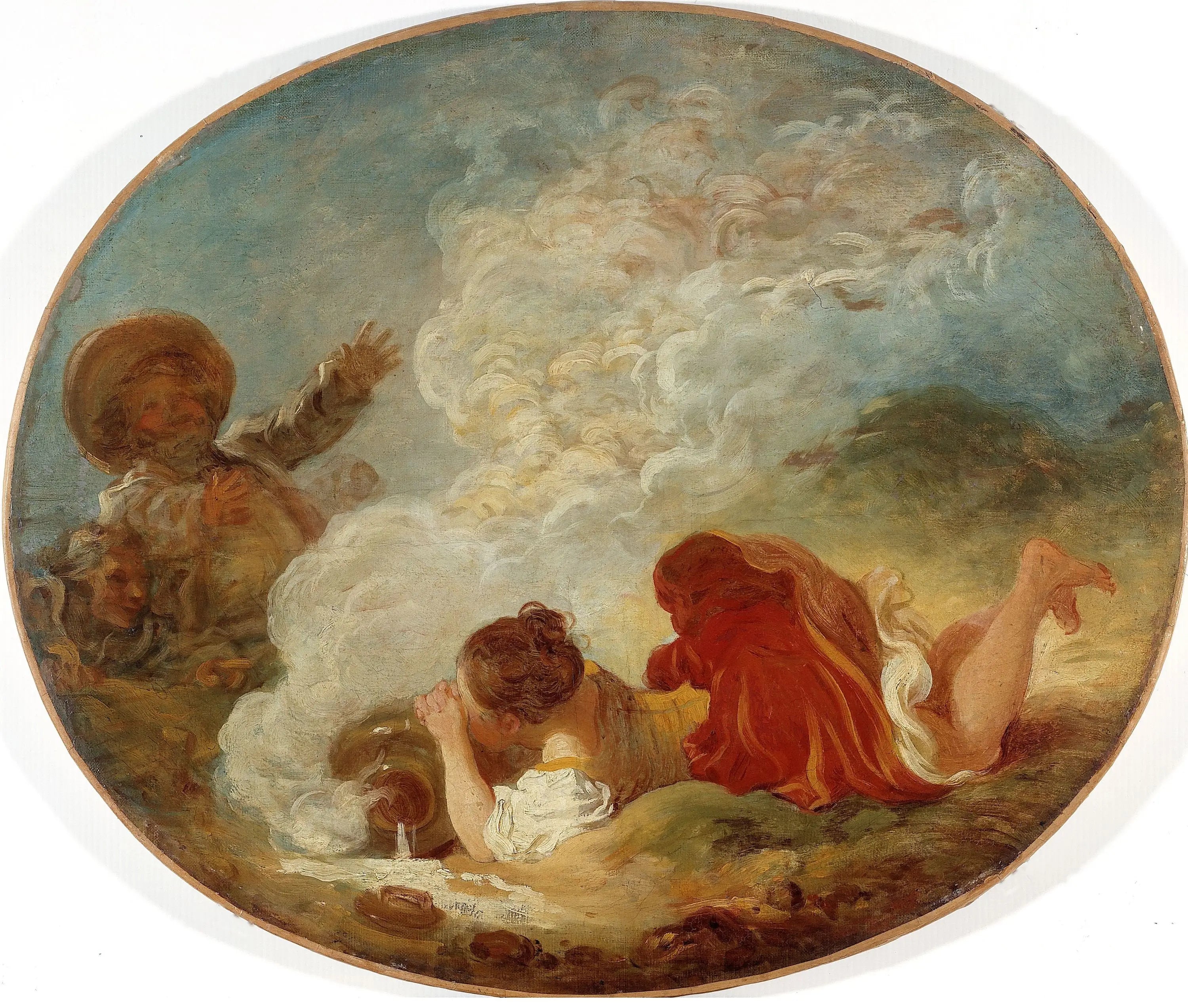 Perrette et le pot au lait - Jean-Honoré Fragonard - Alpha Reproduction