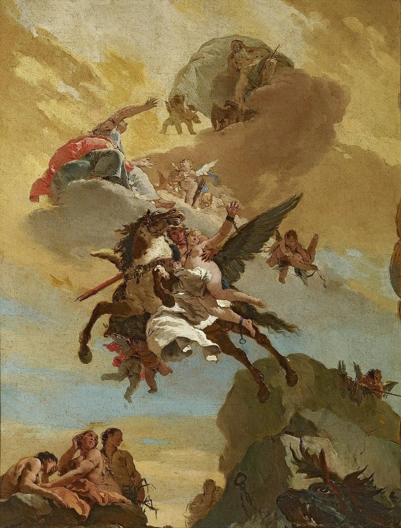 Perseus en Andromeda - Giovanni Battista Tiepolo