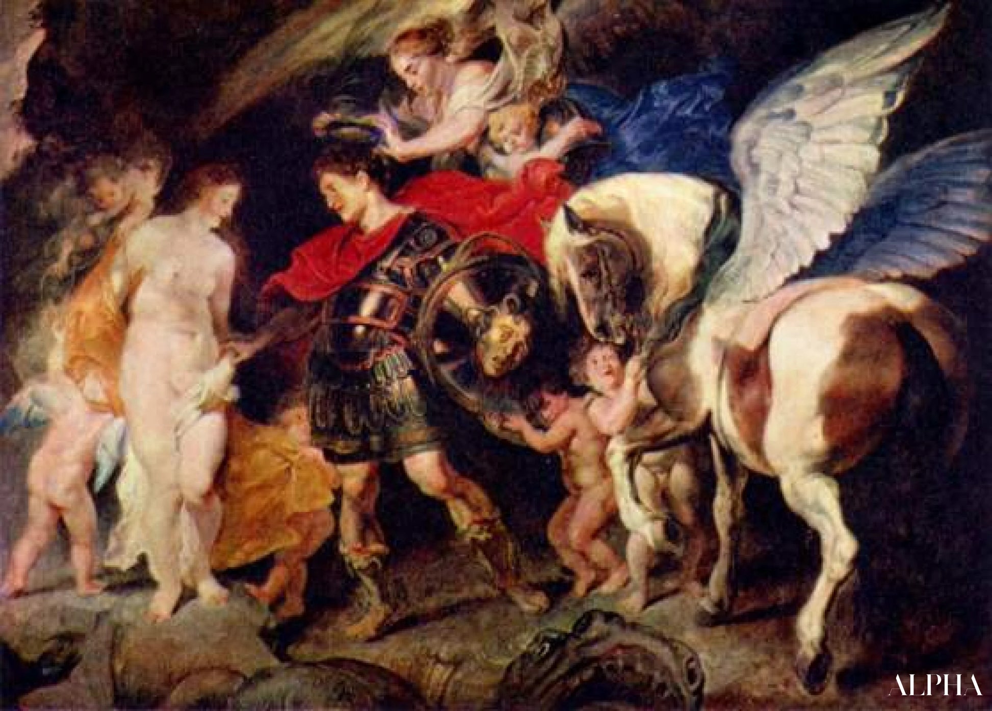 Perseus en Andromeda - Peter Paul Rubens - Reproducties van schilderijen en hoogwaardige schilderijen