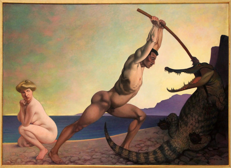 Perzée die de draak doodt - Félix Vallotton

Source:
Persée tuant le dragon - Félix Vallotton