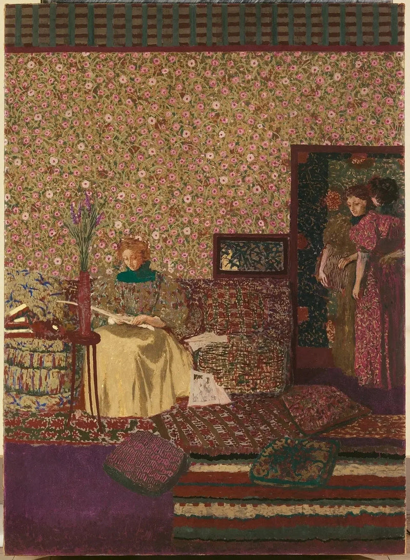 Personages in een interieur. De intimiteit - Édouard Vuillard