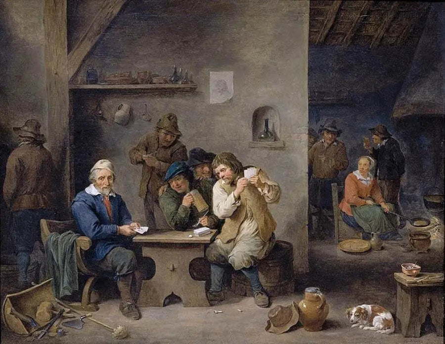 Personages die spelen in een taverne - David Teniers de Jonge

Source:
Personnages jouant dans une taverne - David Teniers le Jeune
