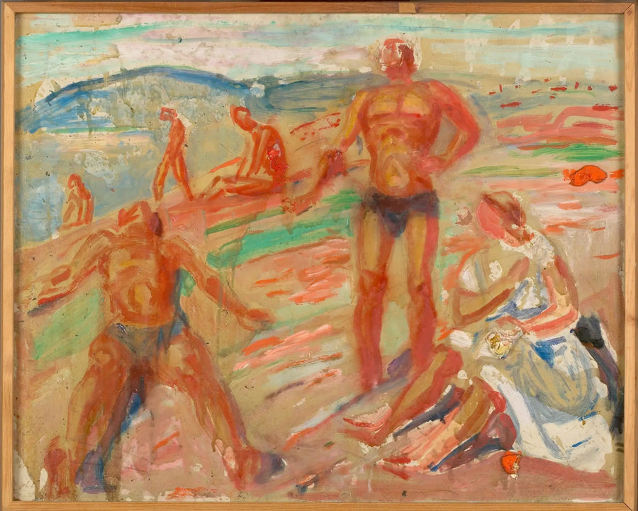 Mensen die zonnen - Edvard Munch