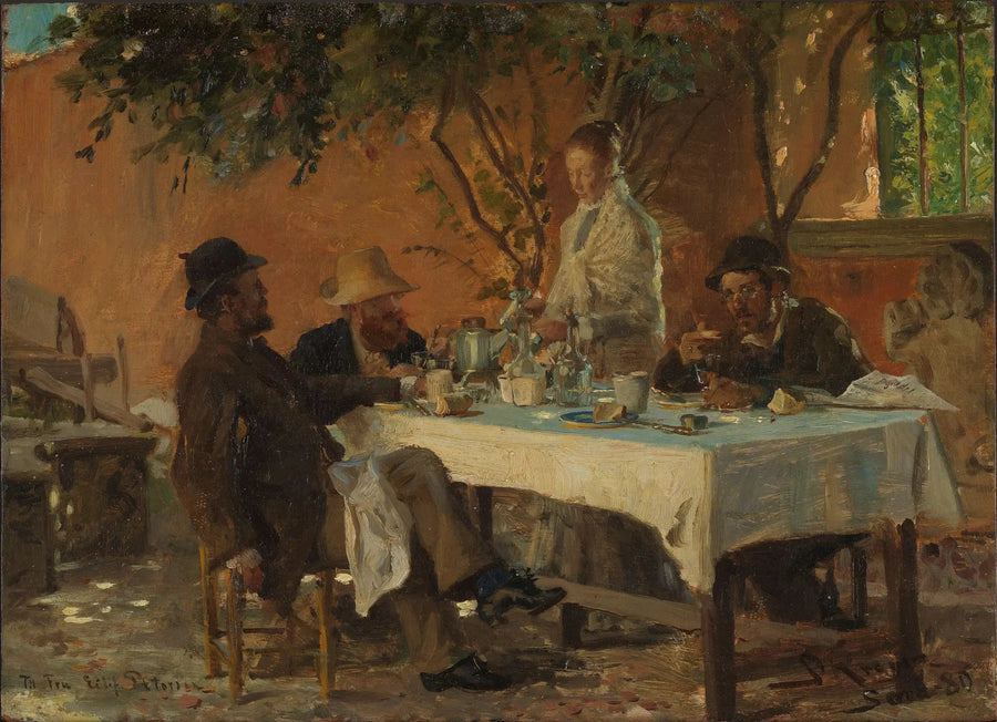 Ontbijt in Sora - Peder Severin Krøyer