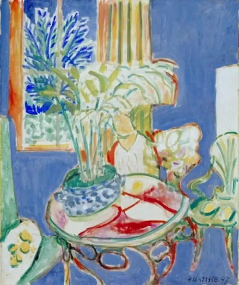 Kleine blauwe binnenruimte - Henri Matisse