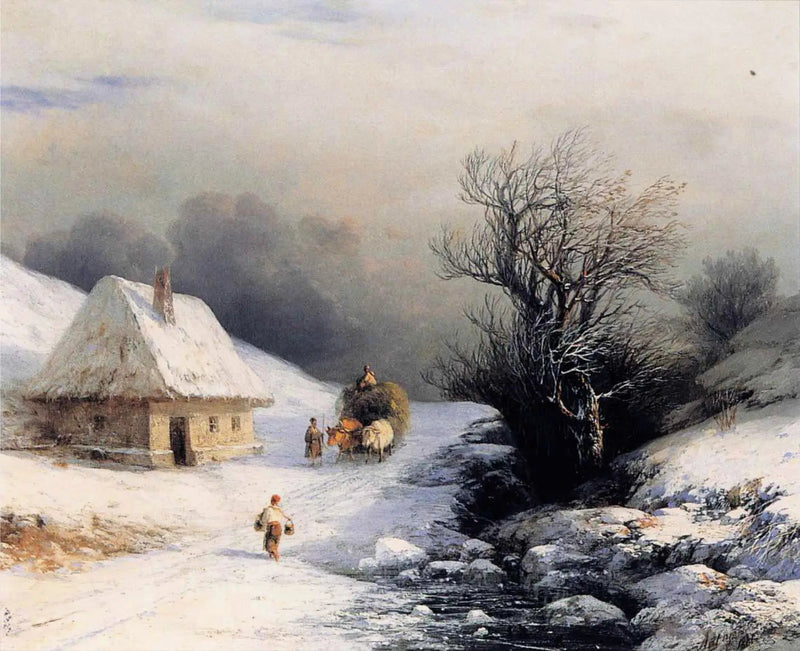 Russisch kleine ossenwagen in de winter - Ivan Aiëvazovski

Source:
Petite charrette à bœufs russe en hiver - Ivan Aïvazovski