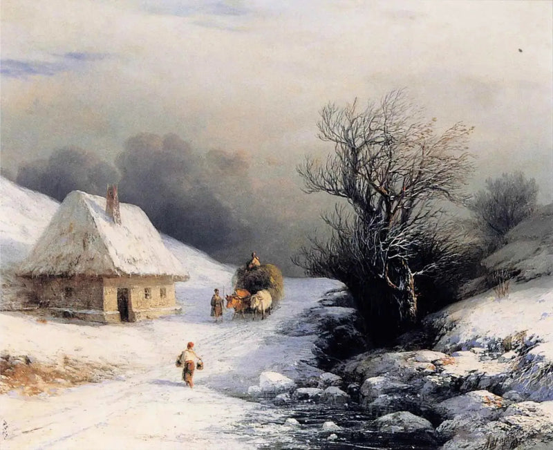Russisch kleine ossenwagen in de winter - Ivan Aiëvazovski

Source:
Petite charrette à bœufs russe en hiver - Ivan Aïvazovski