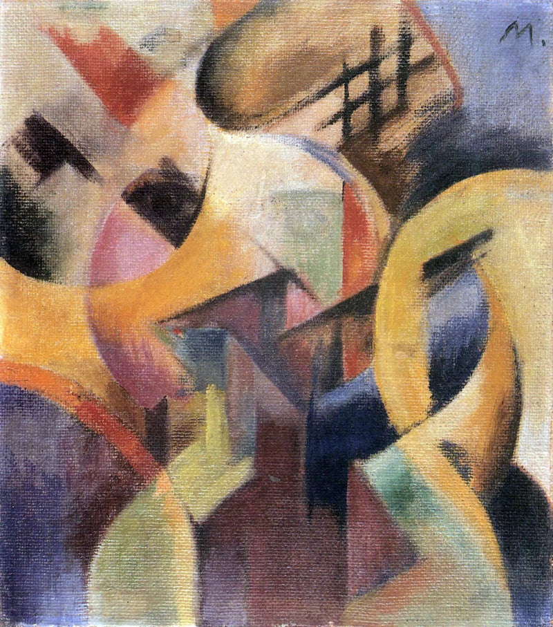 Kleine compositie I - Franz Marc