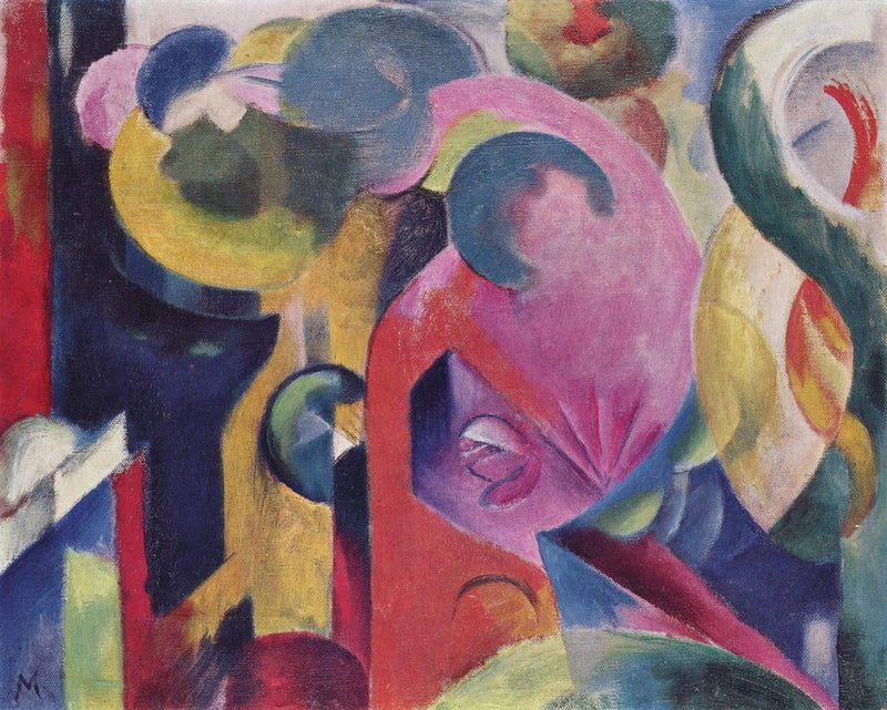 Kleine compositie III - Franz Marc