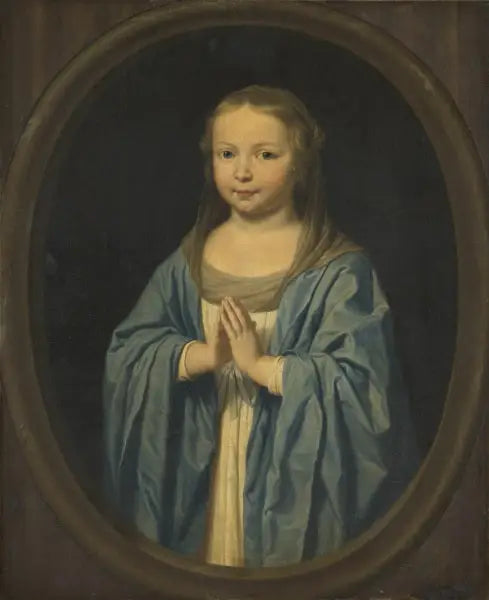 Kleine meisje met beweegbare handen - Philippe de Champaigne