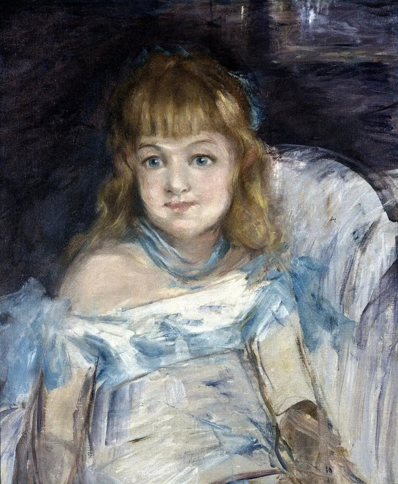 Klein meisje in een fauteuil - Édouard Manet