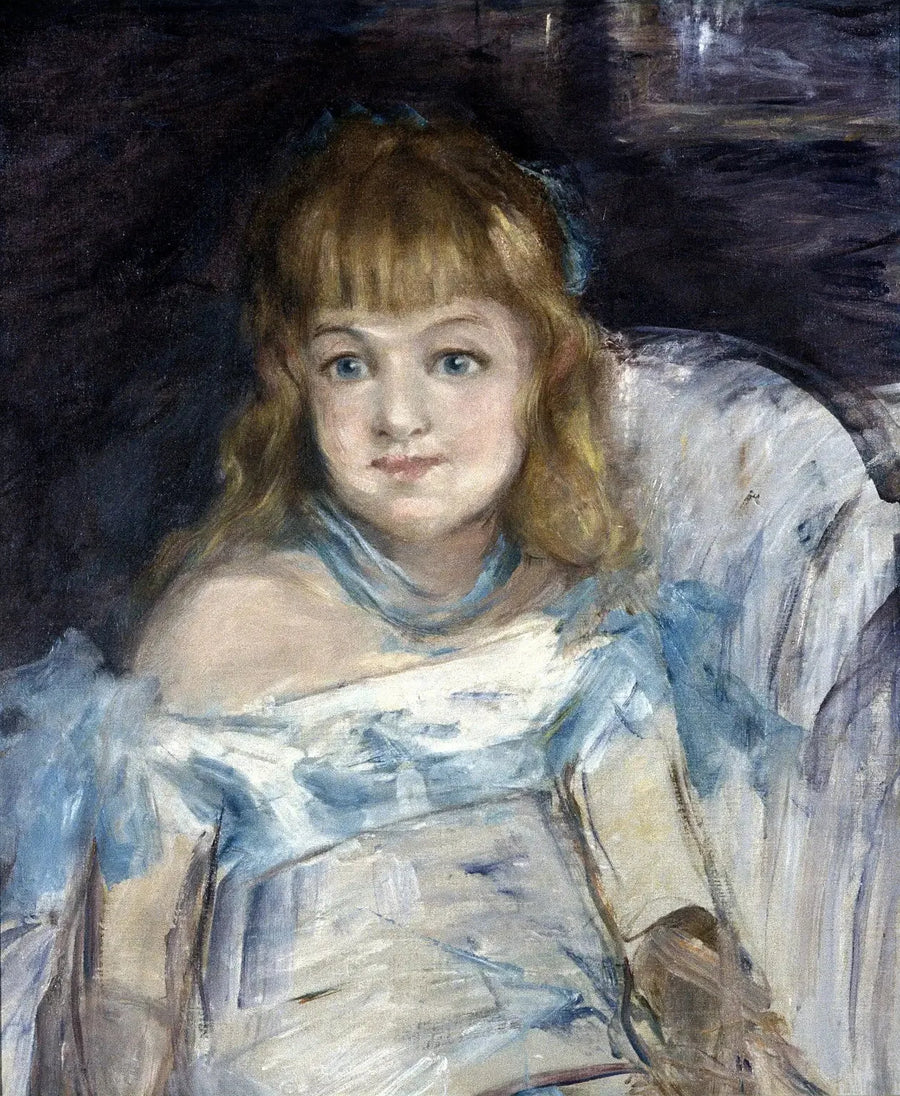 Klein meisje in een fauteuil - Édouard Manet