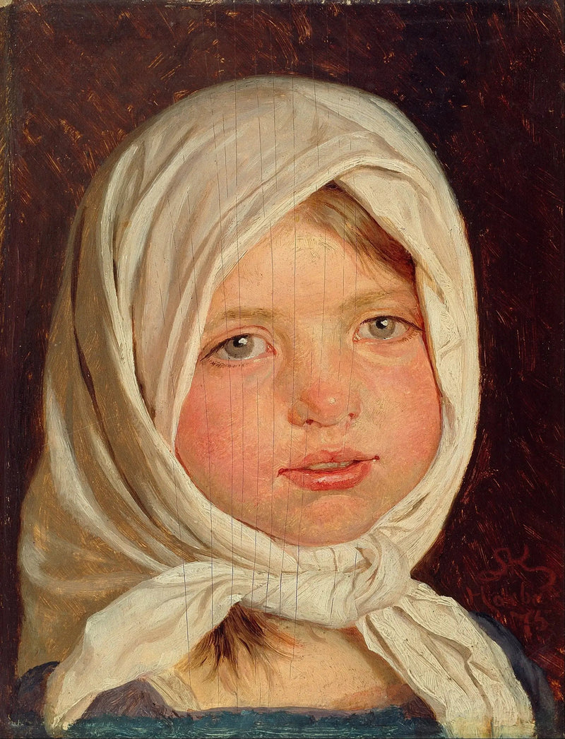 Klein meisje van Hornbæk - Peder Severin Krøyer
