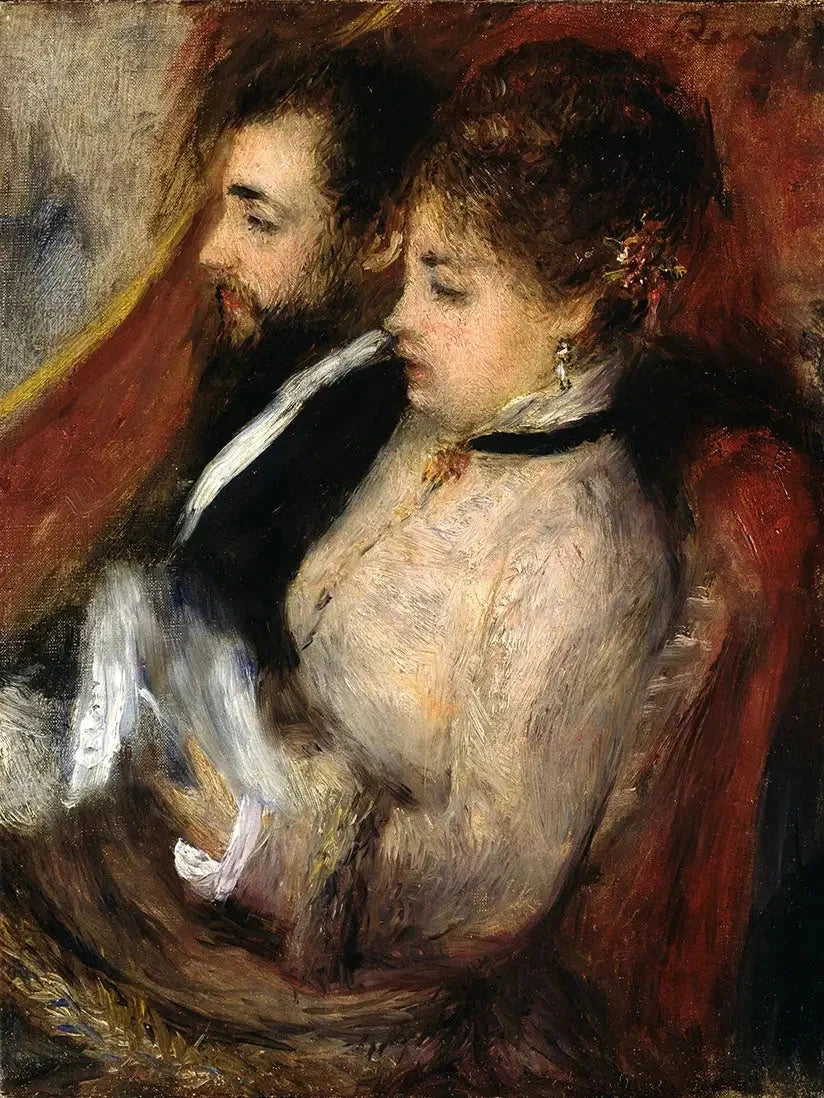 De kleine loge - Pierre-Auguste Renoir