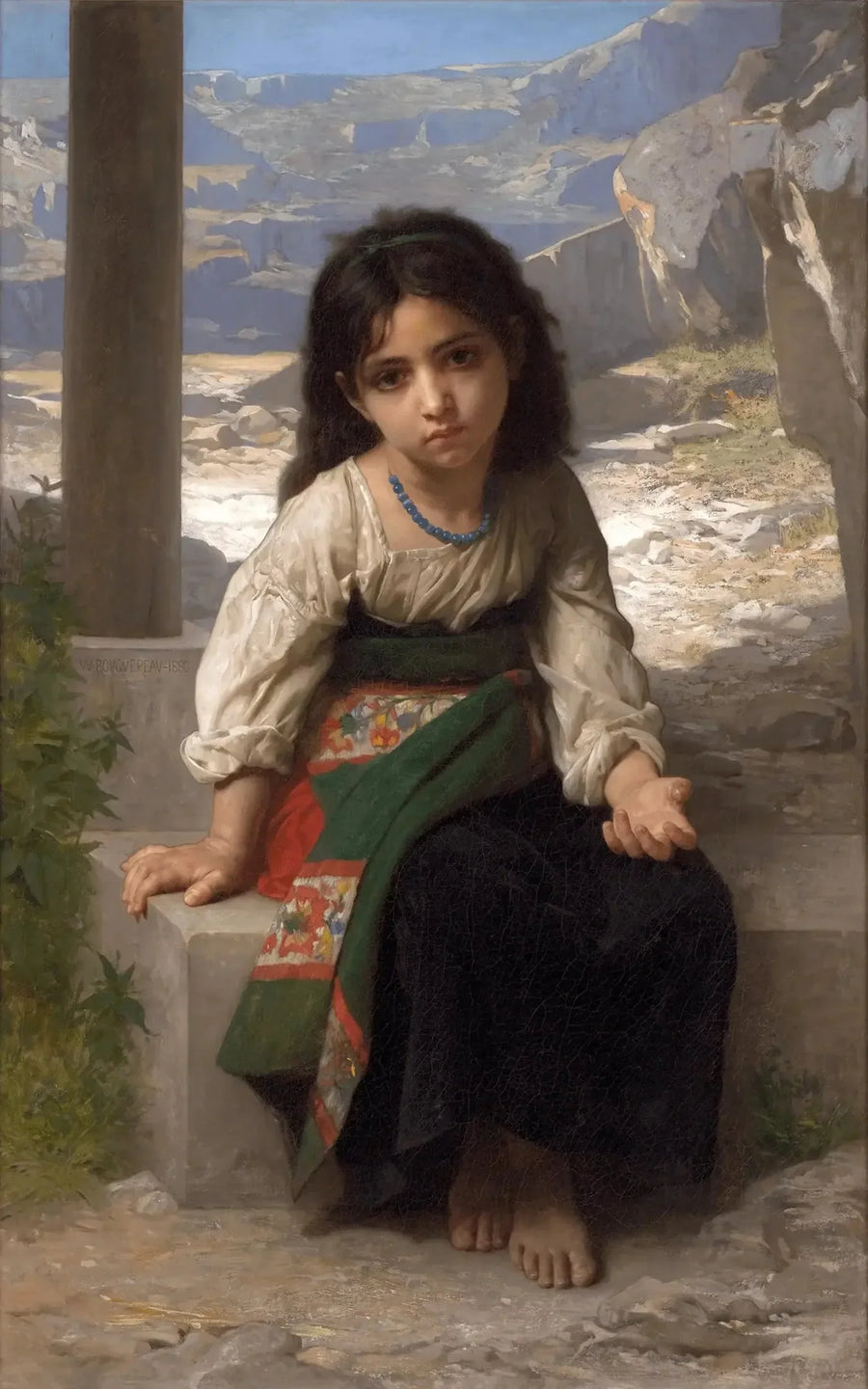 Kleine Bedelaar - Bouguereau
