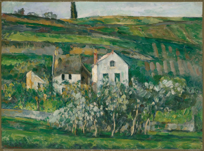 Kleine huisjes in Pontoise, nabij Auvers-sur-Oise - Paul Cézanne