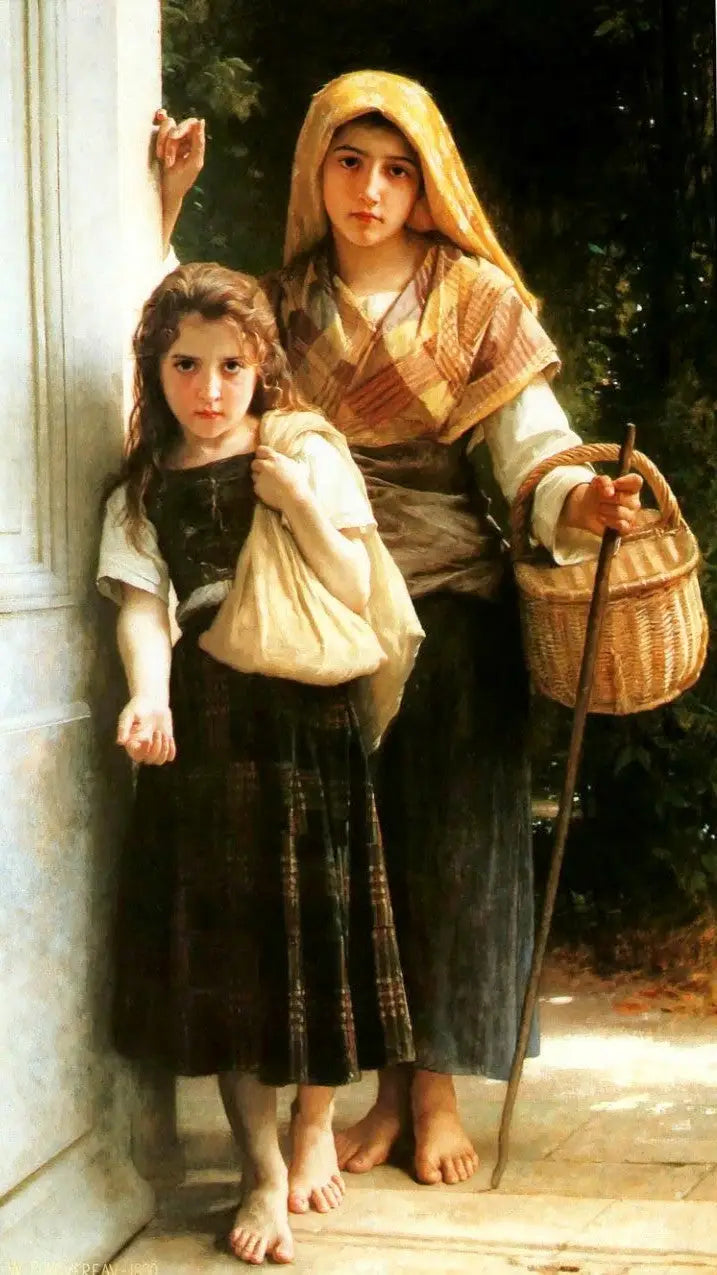 Kleine Bedelaars - Bouguereau