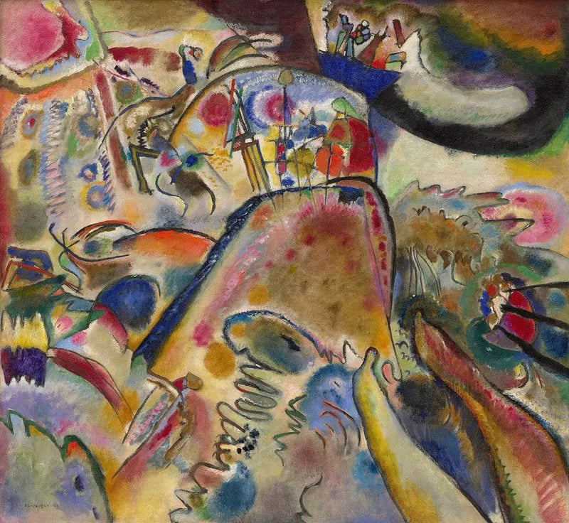 Kleine geneugten - Vassily Kandinsky