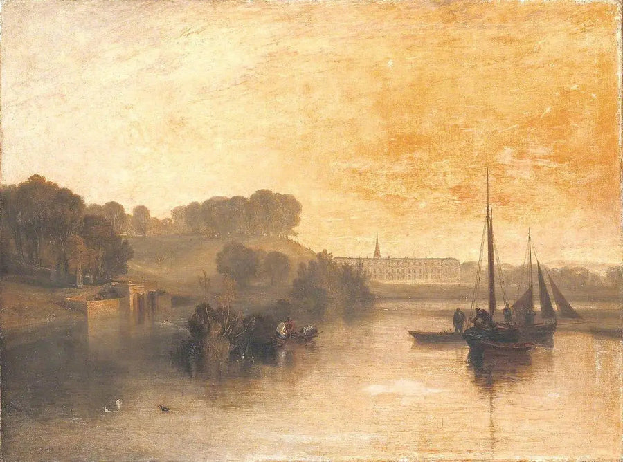 Petworth, Sussex, de zetel van de graaf van Egremont: Dauwachtige Ochtend - J. M. W. Turner