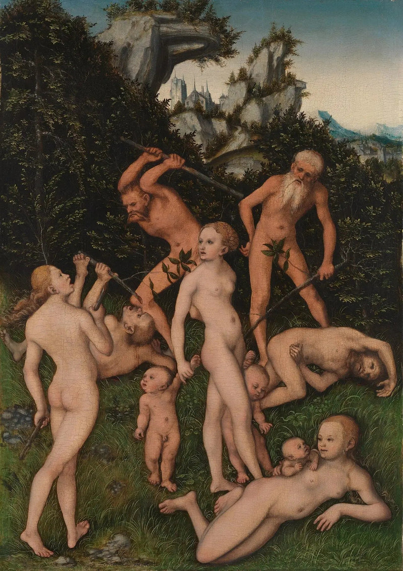 Primitieve volkeren - Lucas Cranach de Oudere