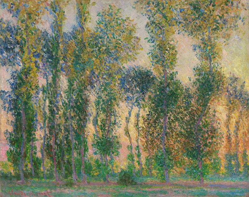 Populieren in Giverny - Claude Monet