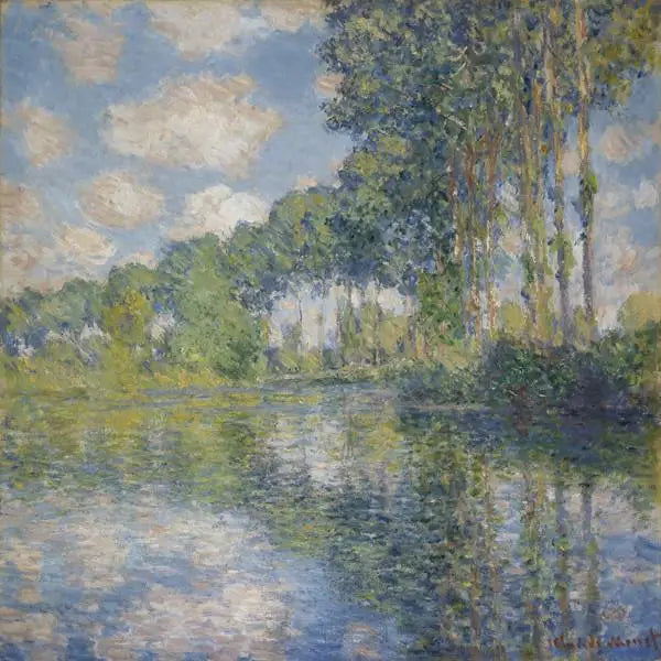 Populieren aan de oever van de Epte - Claude Monet
