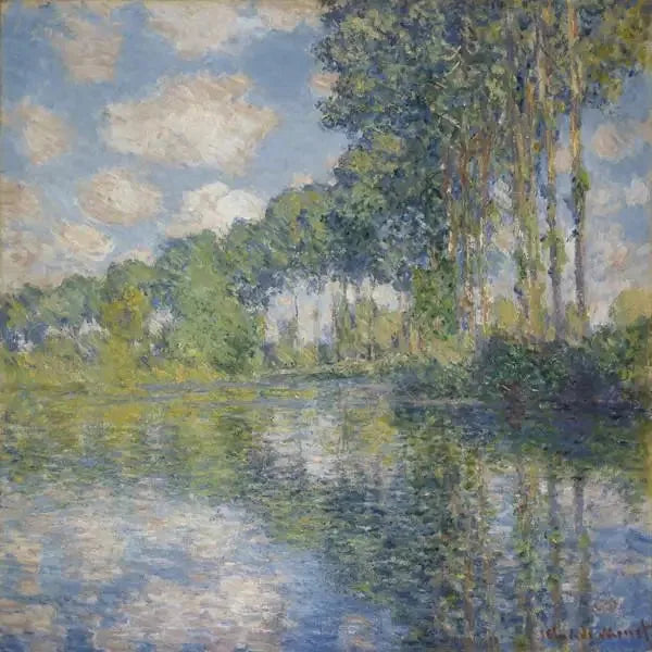 Populieren aan de oever van de Epte - Claude Monet