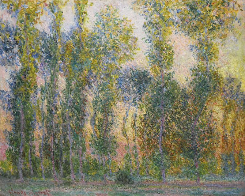Populieren in Giverny - Claude Monet