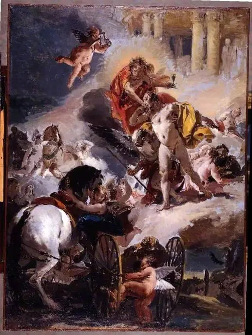 Phaéton en Apollon - Giovanni Battista Tiepolo
