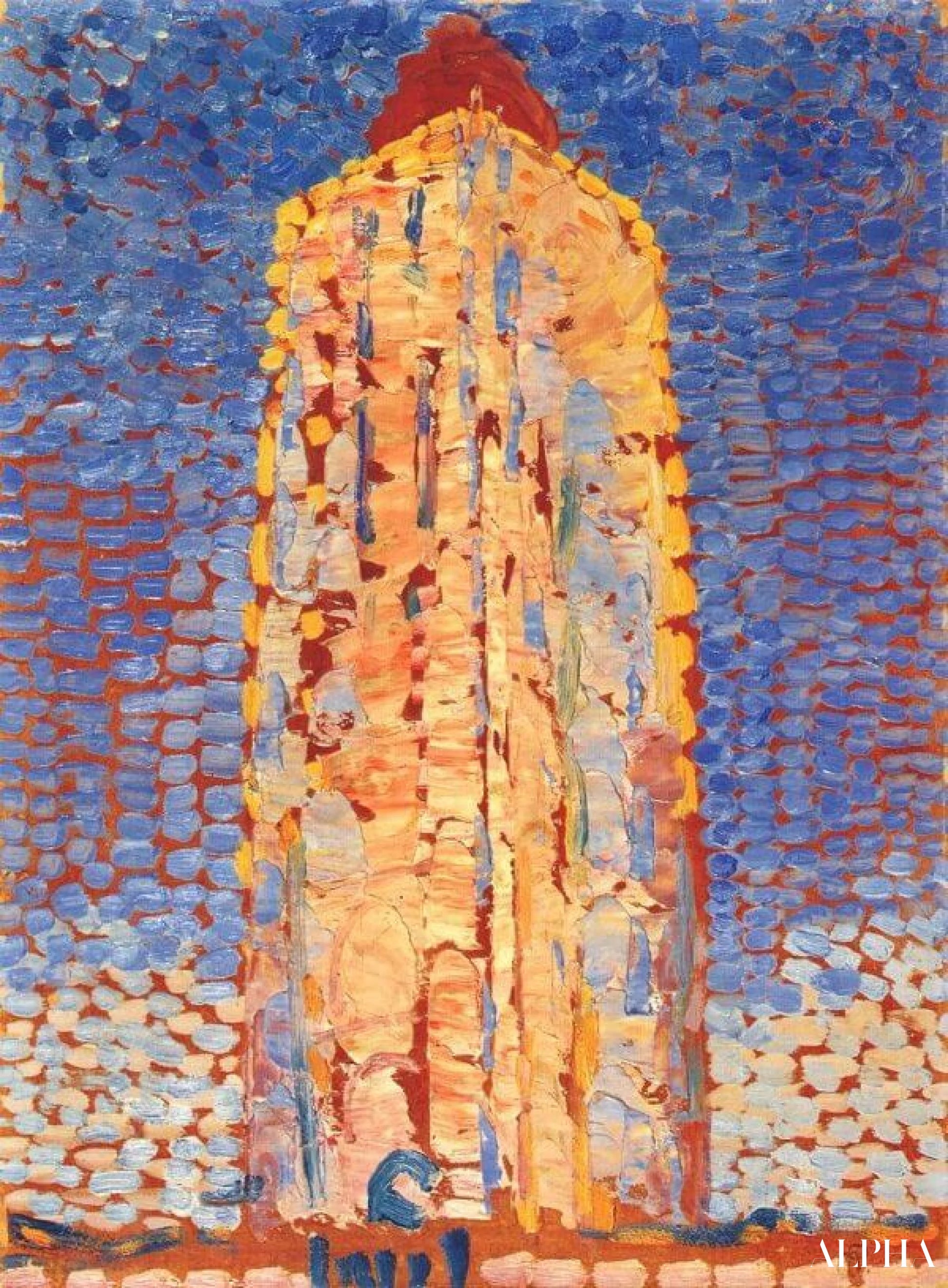 Vuurtoren van Westkapelle - Mondrian - Reproducties van schilderijen en hoogwaardige schilderijen