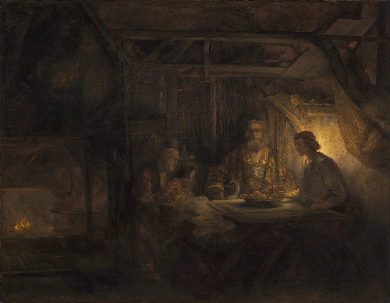 Philémon en Baucis - Rembrandt