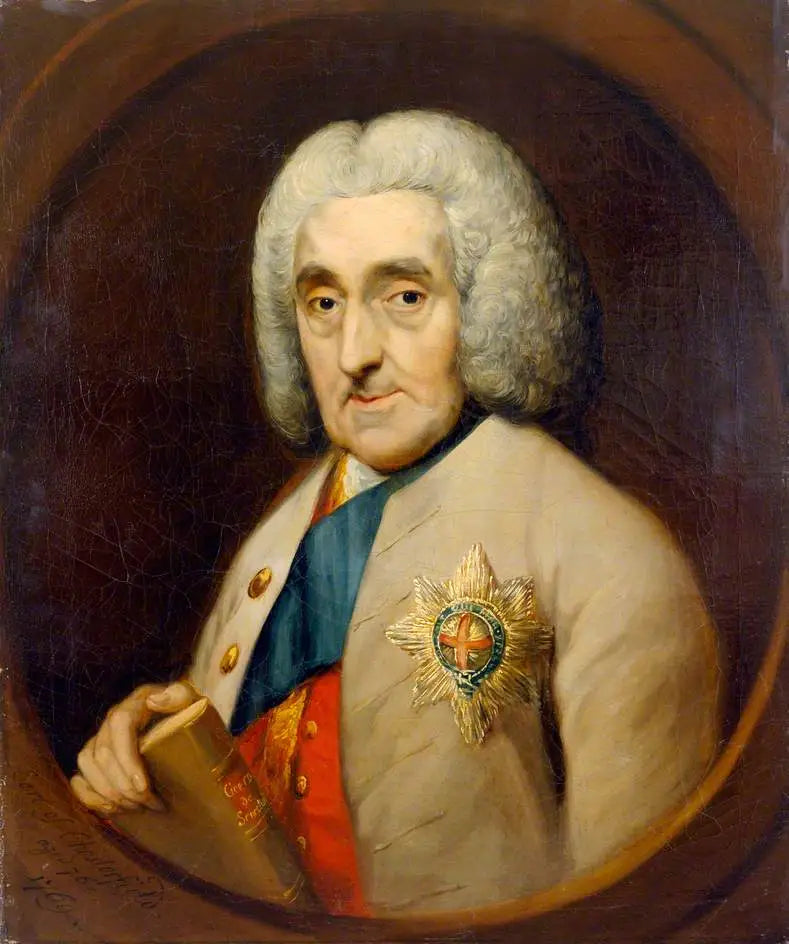 Philip Dormer Stanhope (1694–1773), 4e graaf van Chesterfield - Thomas Gainsborough

Source:
Philip Dormer Stanhope (1694–1773), 4e comte de Chesterfield - Thomas Gainsborough
